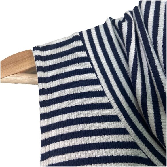 ANTHROPOLOGIE Dolan Ribbed Sleeveless Tank Dress Striped Left Coast Collect Sz S - Picture 4 of 10